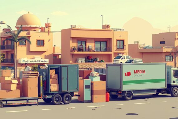 نقل عفش من المدينة المنورة الى بللسمر