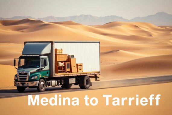 نقل عفش من المدينة المنورة إلى طريف